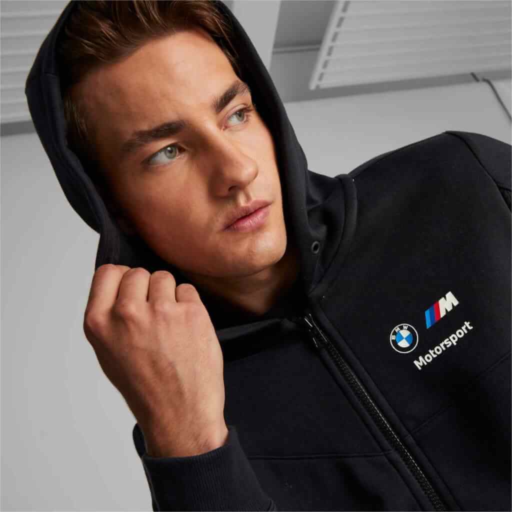 Puma newboy 974 Blouson de survêtement à capuche BMW M Motorsport Homme compressed